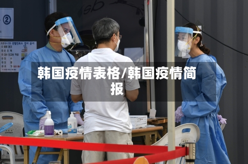 韩国疫情表格/韩国疫情简报-第3张图片
