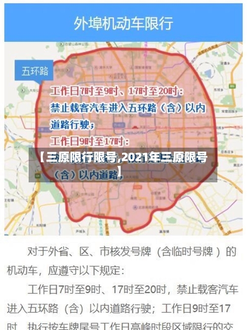 【三原限行限号,2021年三原限号】