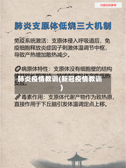 肺炎疫情教训(新冠疫情教训)-第1张图片