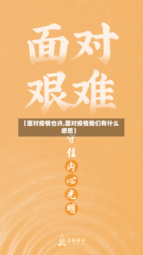【面对疫情也许,面对疫情我们有什么感想】-第2张图片
