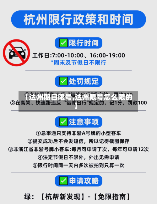 【达州期日限号,达州限号怎么限的】-第3张图片