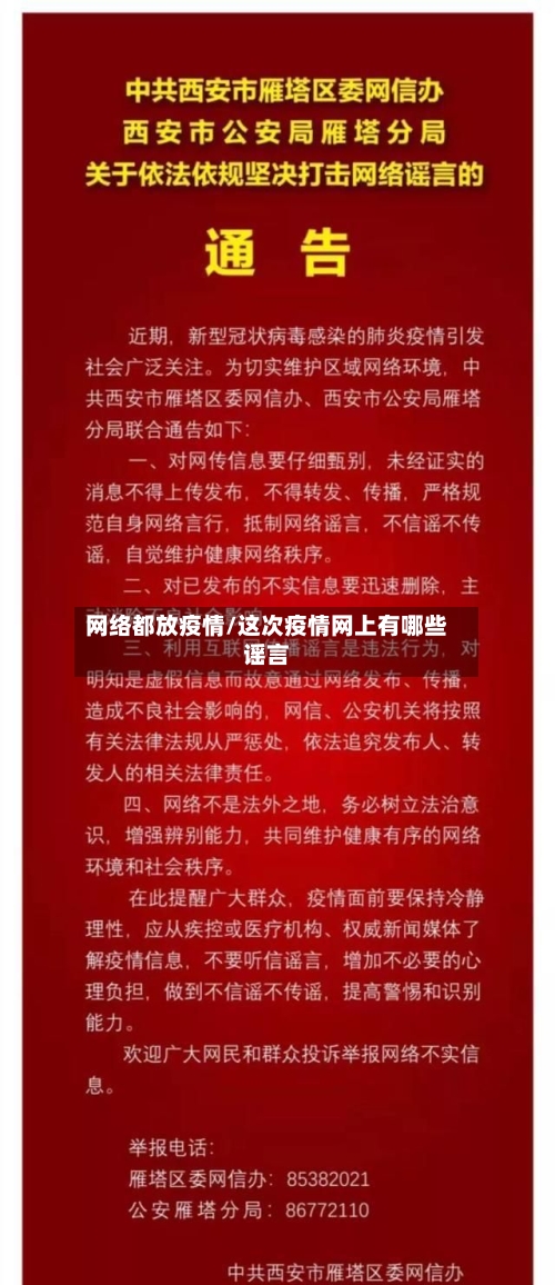 网络都放疫情/这次疫情网上有哪些谣言