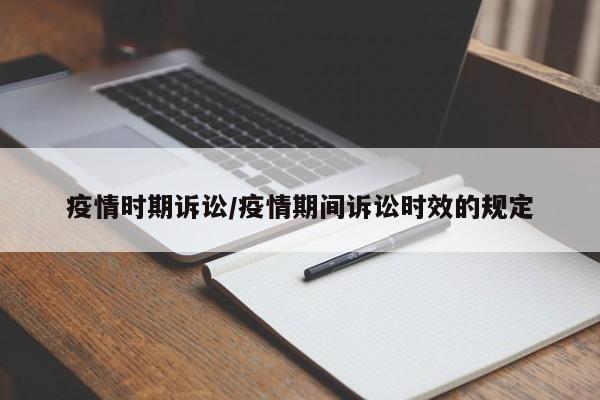 疫情时期诉讼/疫情期间诉讼时效的规定